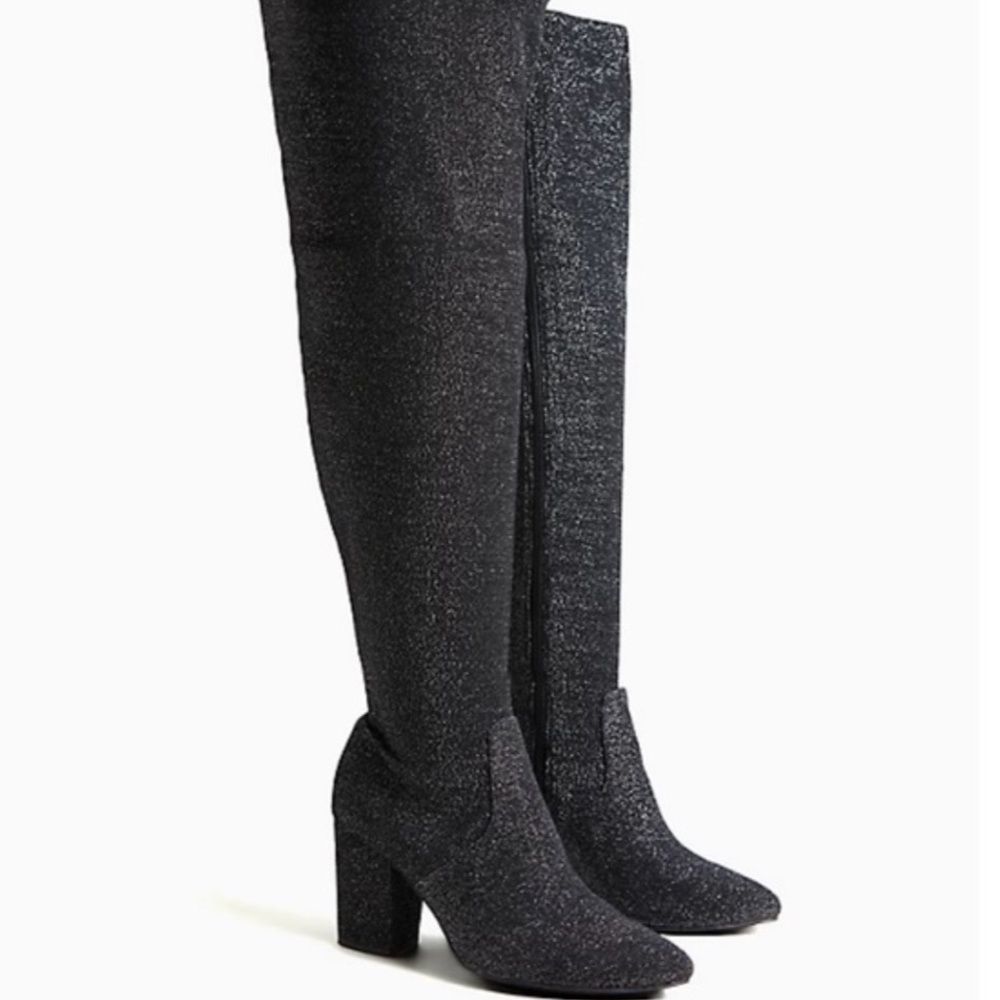 NEW SEXY - Torrid Plus Size Over the Knee Boots, Glitter, Stretch BL10 Wide Calf